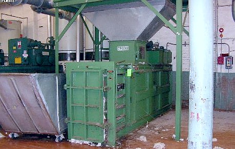 ALDRICH Baler, 27x54", 550v, waste collection system available